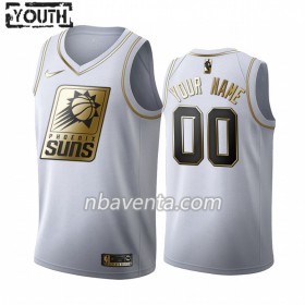 Camiseta Niños Phoenix Suns Personalizadas 2019-20 Nike Blanco Golden Edition Swingman